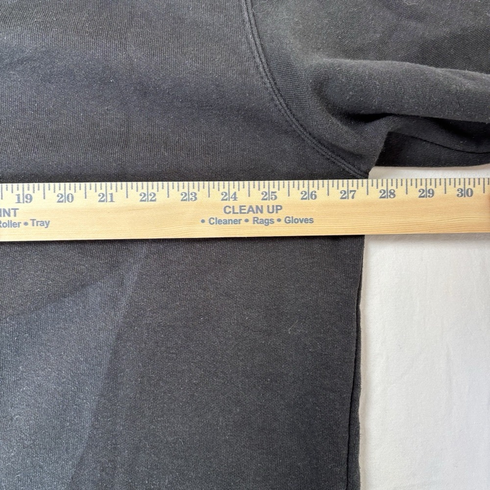 Carhartt Hoodie Sweatshirt Mens XL Black Loose Fit Sleeve Logo Pullover Fleece - Picture 6 of 10